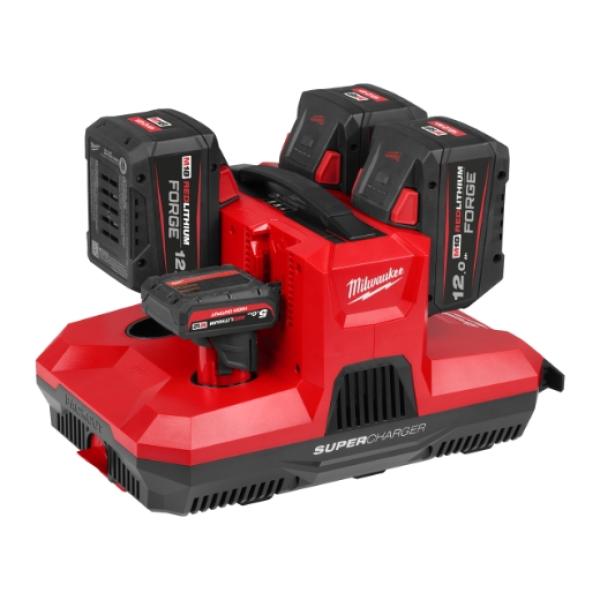 Milwaukee M12™ - M18™ Packout™ Mehrfach-Super-Schnellladegerät